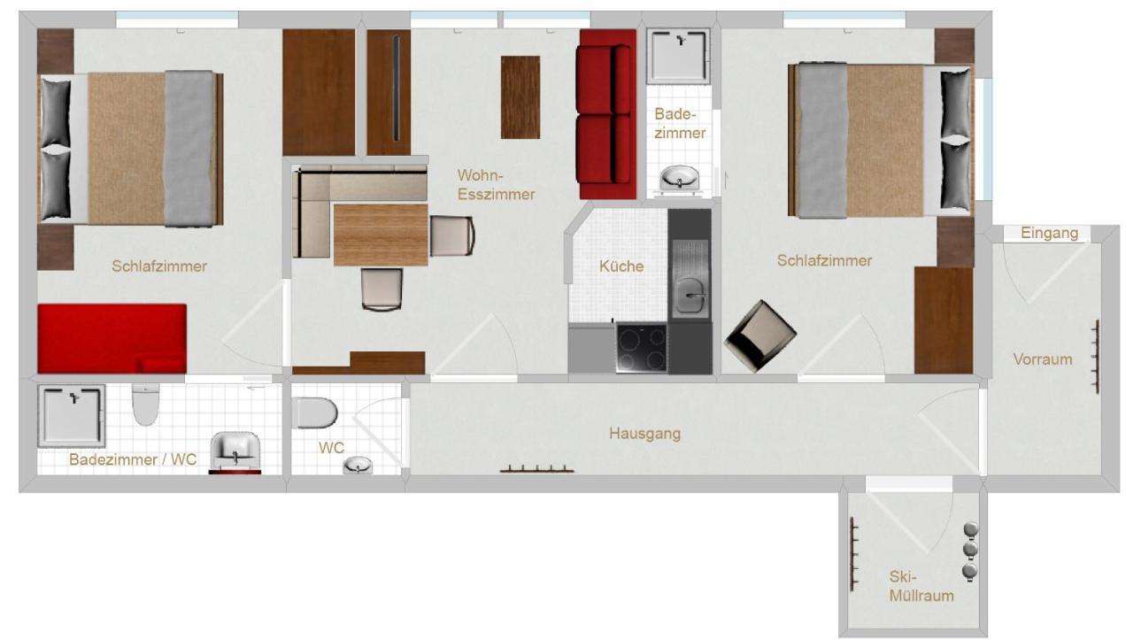 Haus Suban Apartment Längenfeld Exterior foto